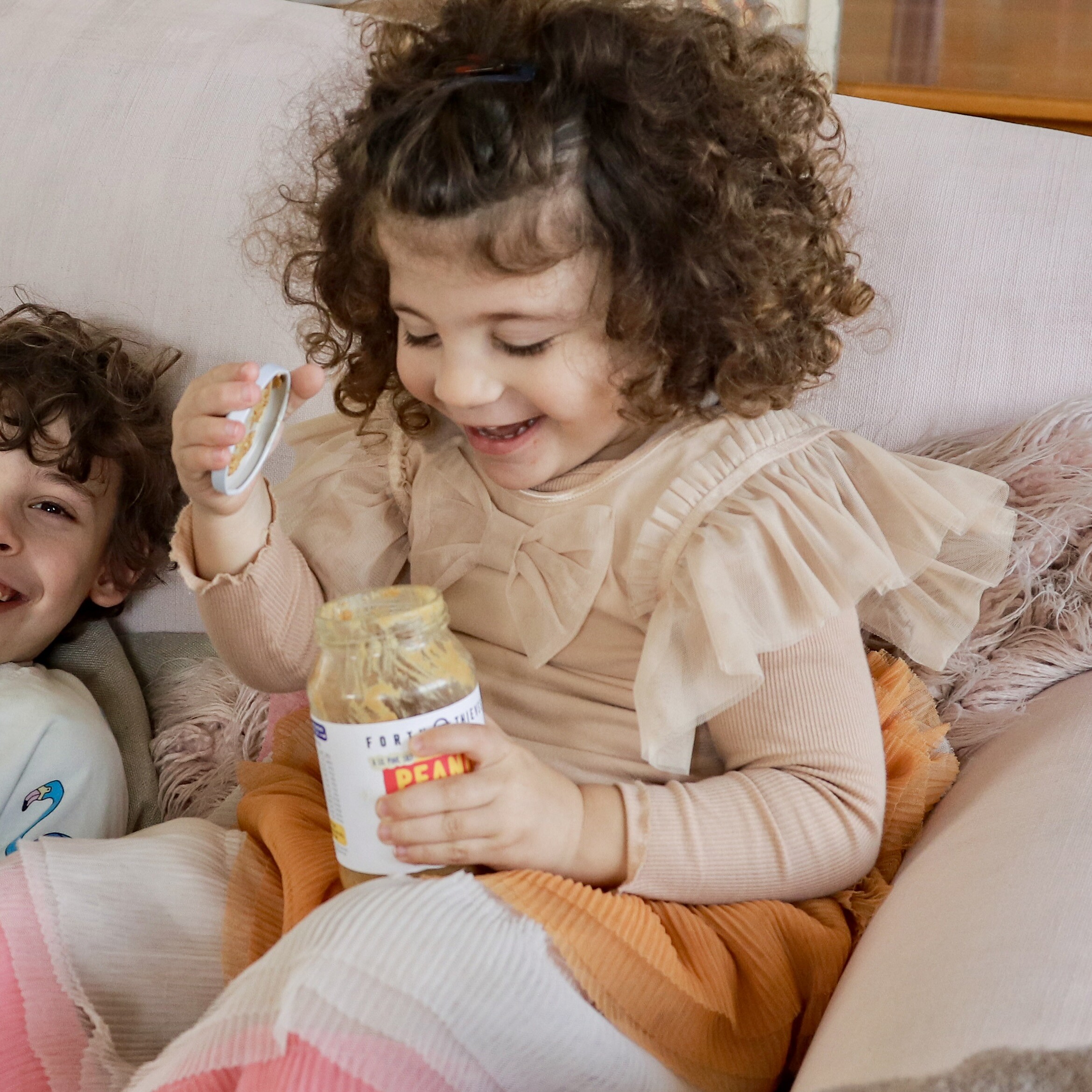 kids and nut butter